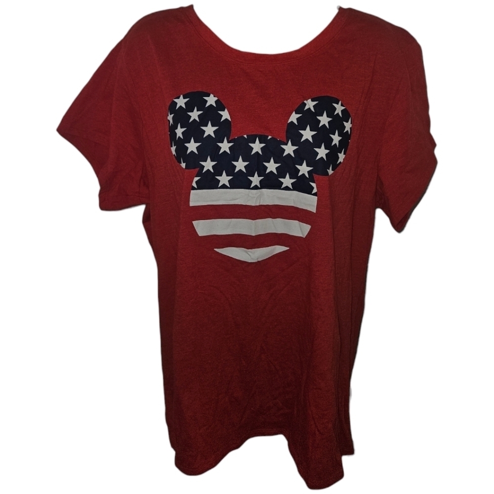 Disney Mickey Mouse USA Short Sleeve Top